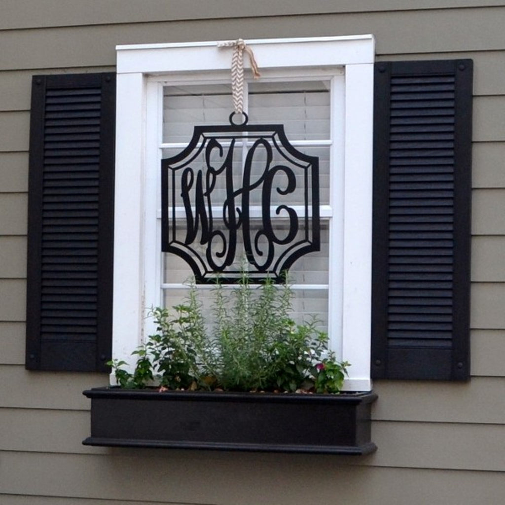 Metal Monograms for the Great Outdoors