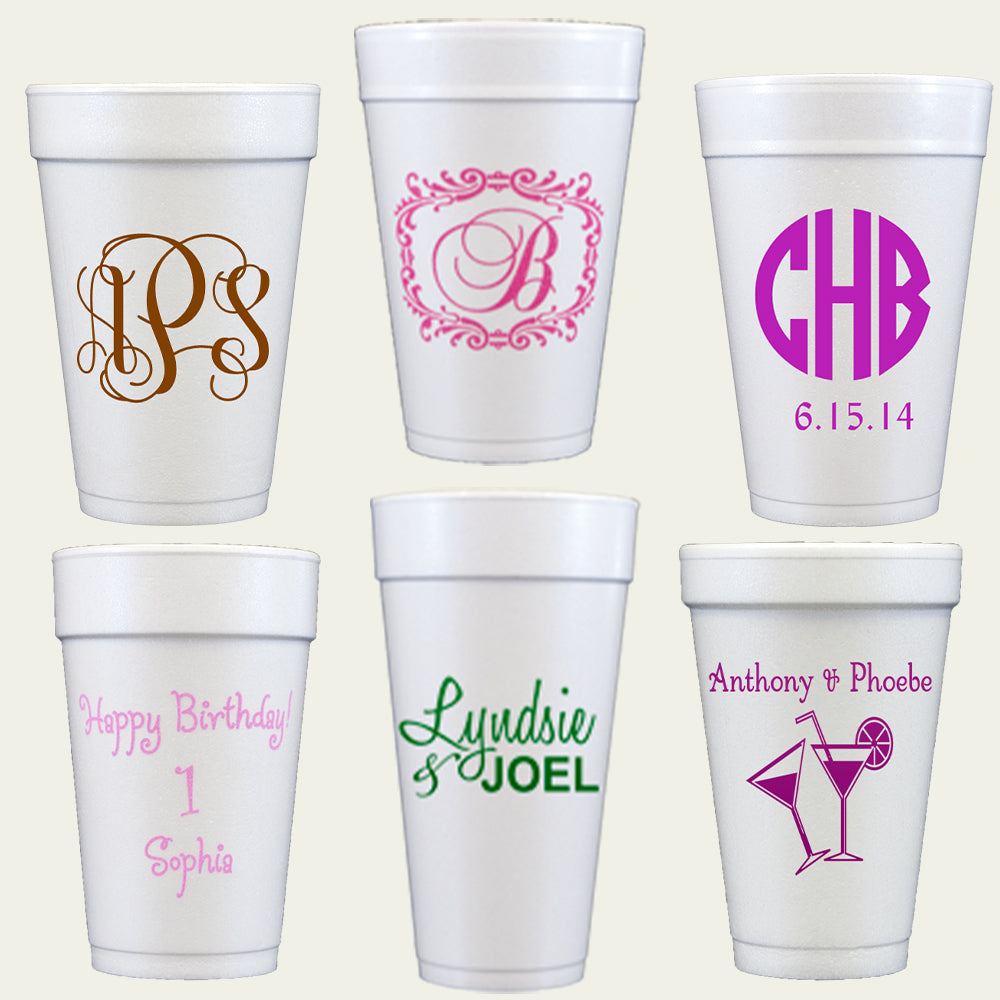 Good Vibes Smiley Face Cups, Party Cups, Personalized Styrofoam 20 Oz. Styrofoam  Cups, Event Cups, Beer Cups, Drink Cups, Banner Birthday 