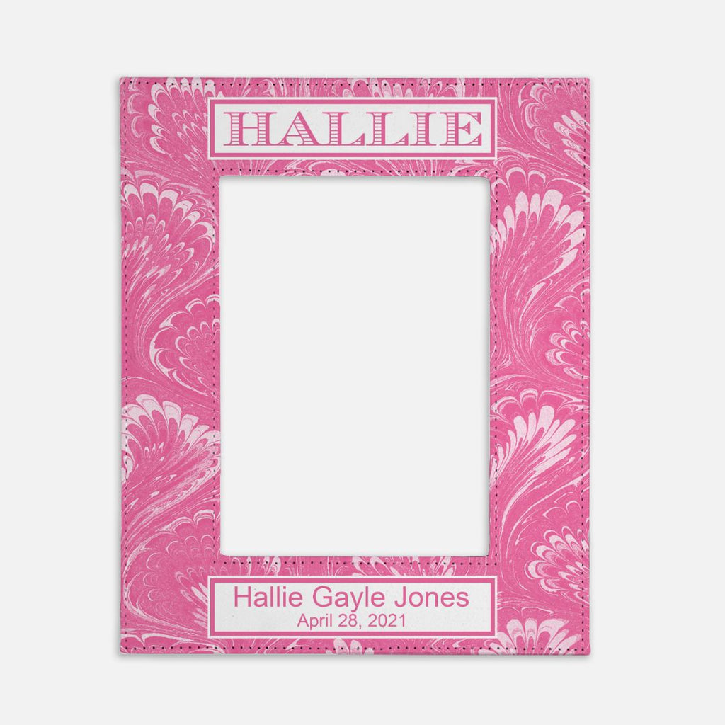 Pink Marble Picture Frame
