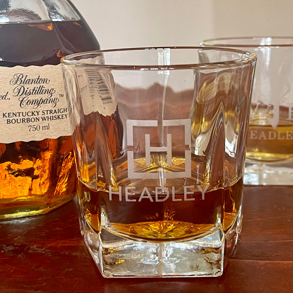 The Chairman Engraved Rocks Glasses - Set of Four