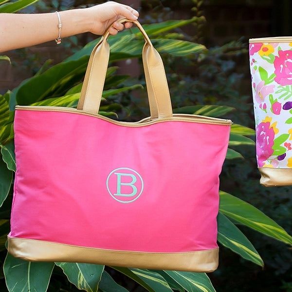 Hot pink beach online bag