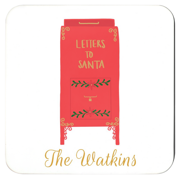 Letters to Santa Coaster Set