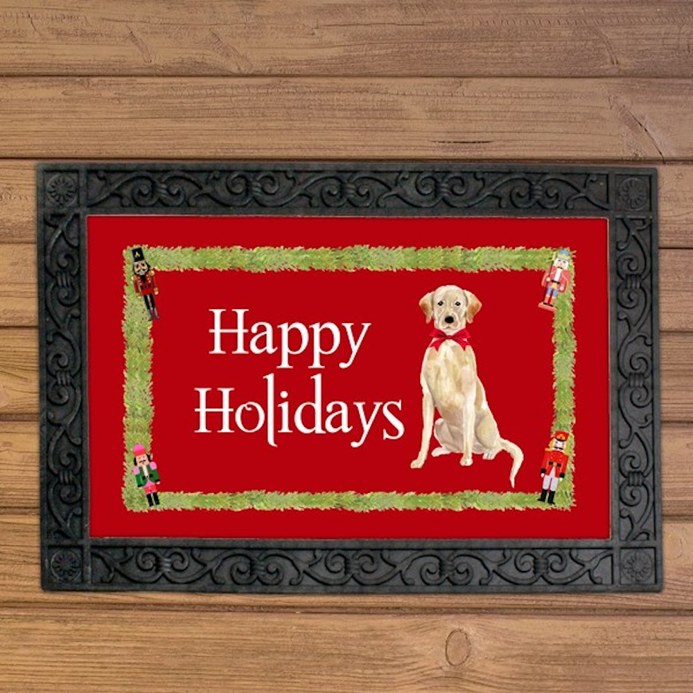 Best Friend Christmas Door Mat