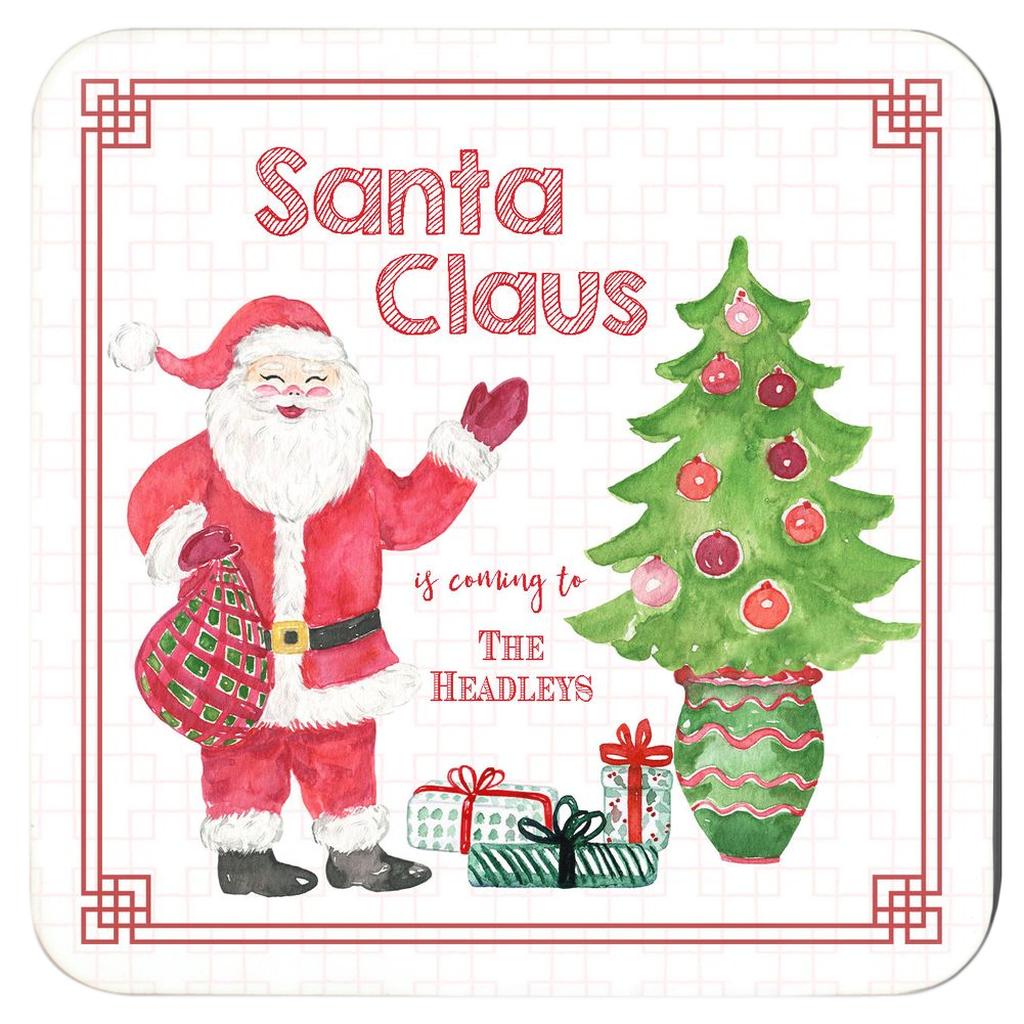 Santa Claus is Coming... Coaster Set