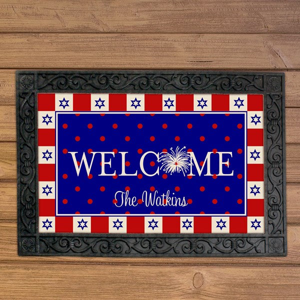 Patriotic Door Mat