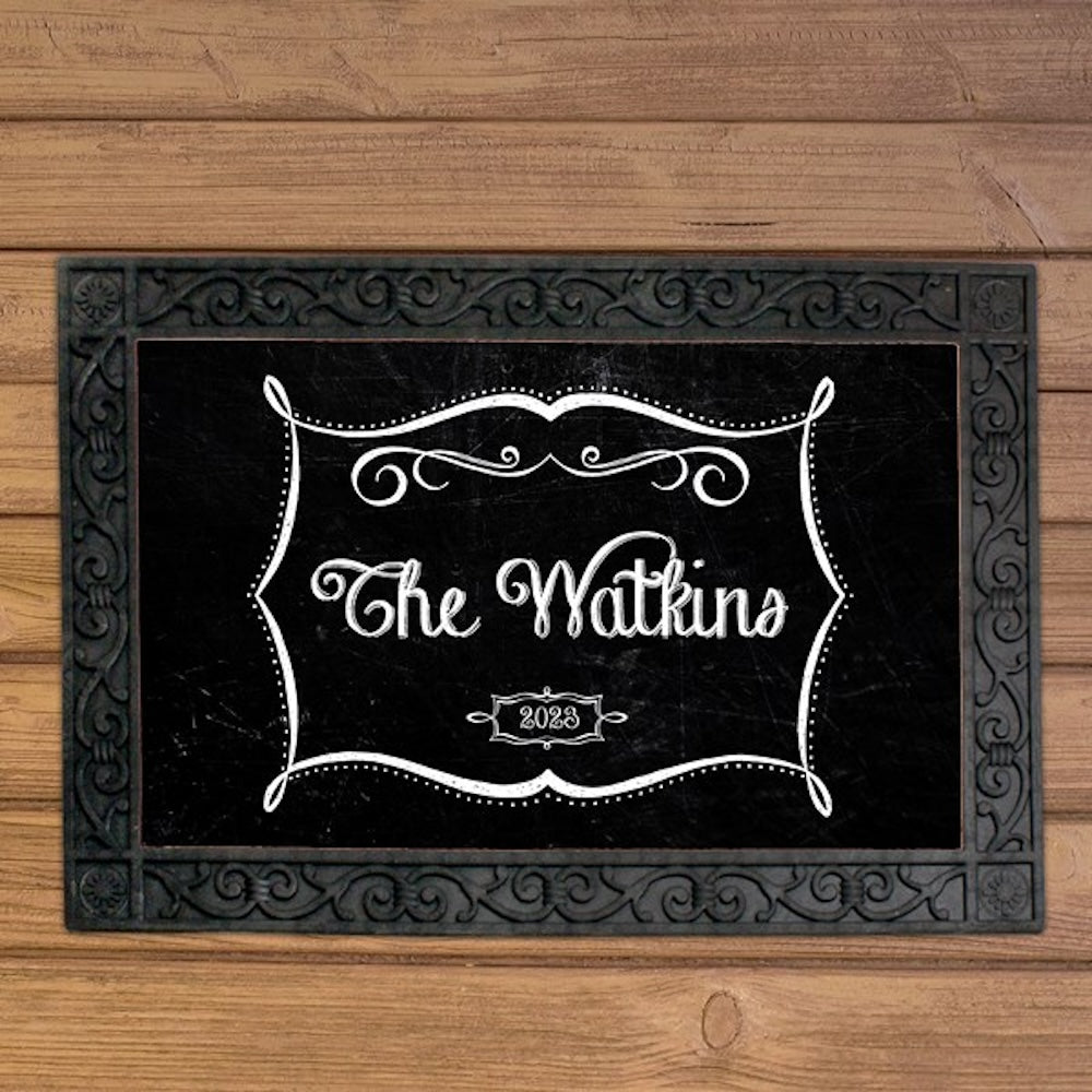 Chalkboard Door Mat