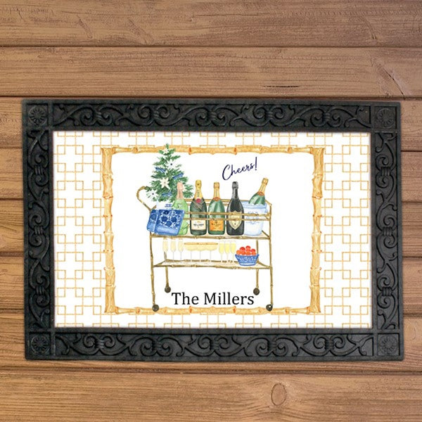 Bar Cart Door Mat