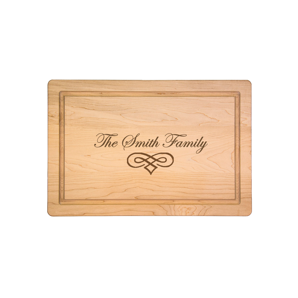Premium Rectangle Cutting Board - Choose Engraving Style