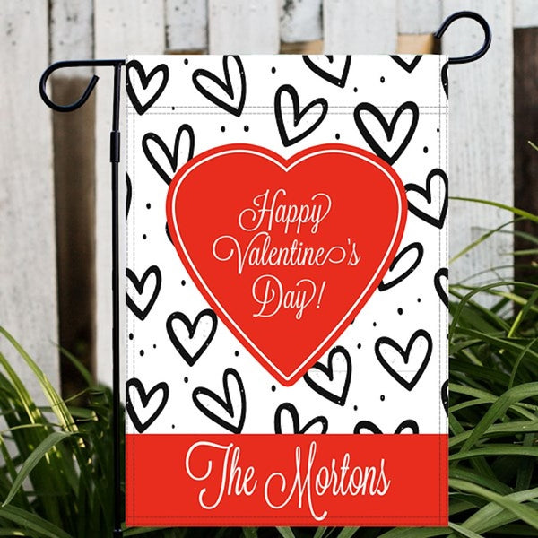 Happy Valentine's Day Garden or House Flag