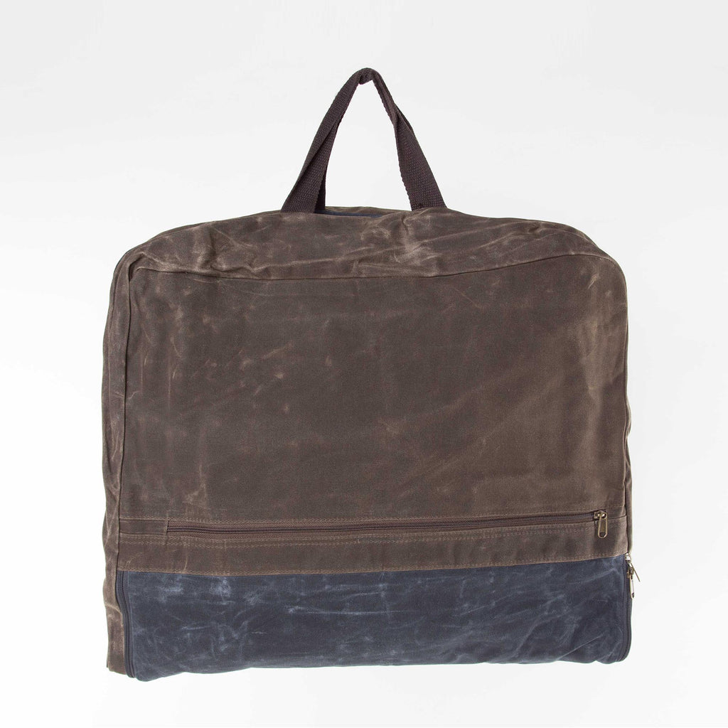 Slate Waxed Garment Bag