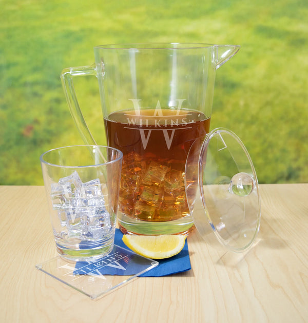 Acrylic Beverage Pitcher with Lid