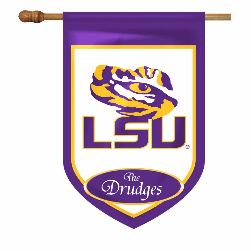Premium LSU Personalized House or Garden Flags