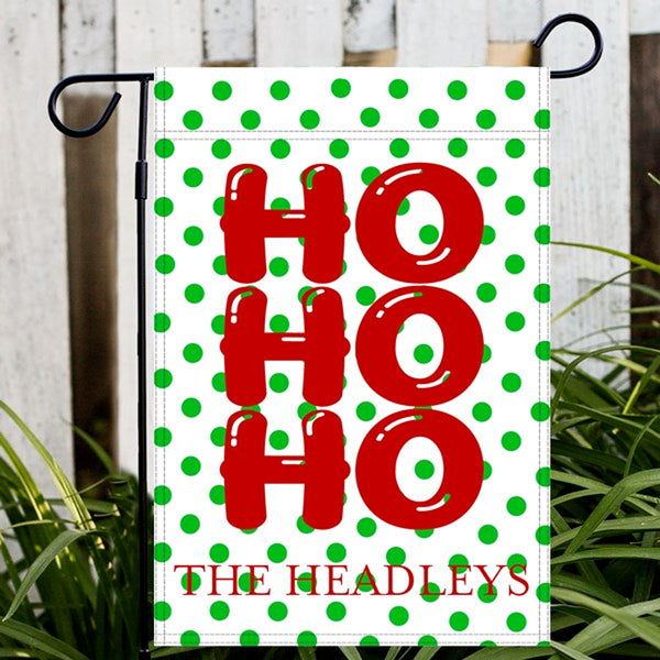 HO HO HO Garden or House Flag