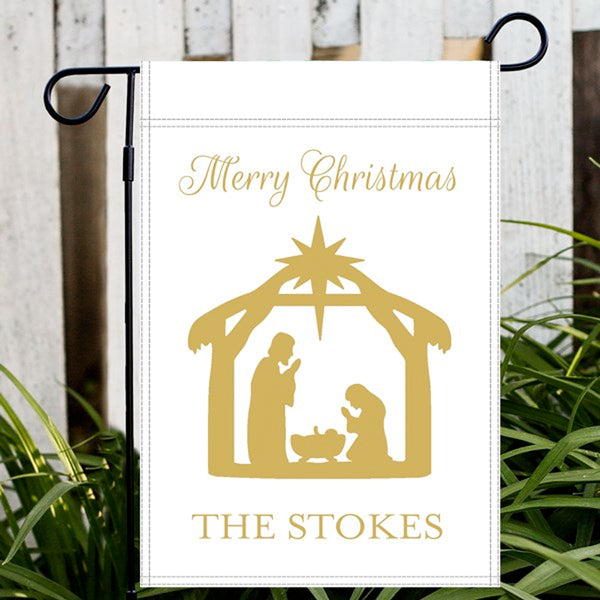 Nativity Garden or House Flag