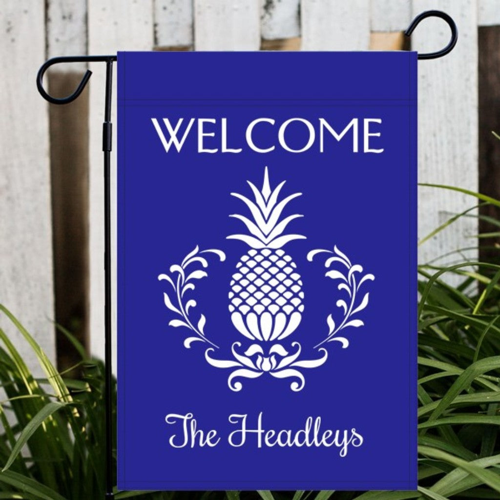 Pineapple Garden or House Flag - Choose Colors