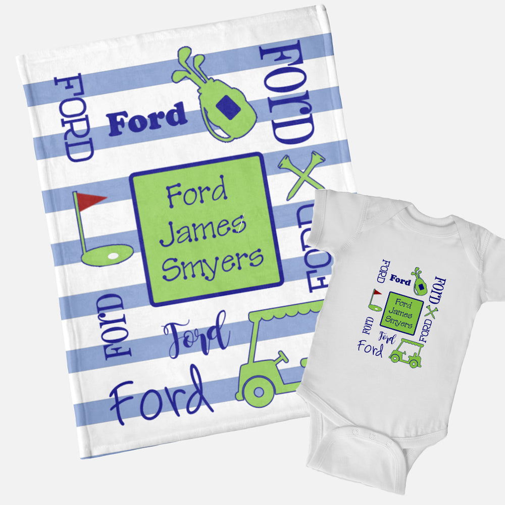 Golf Theme Baby Gift Set - From $33-$73
