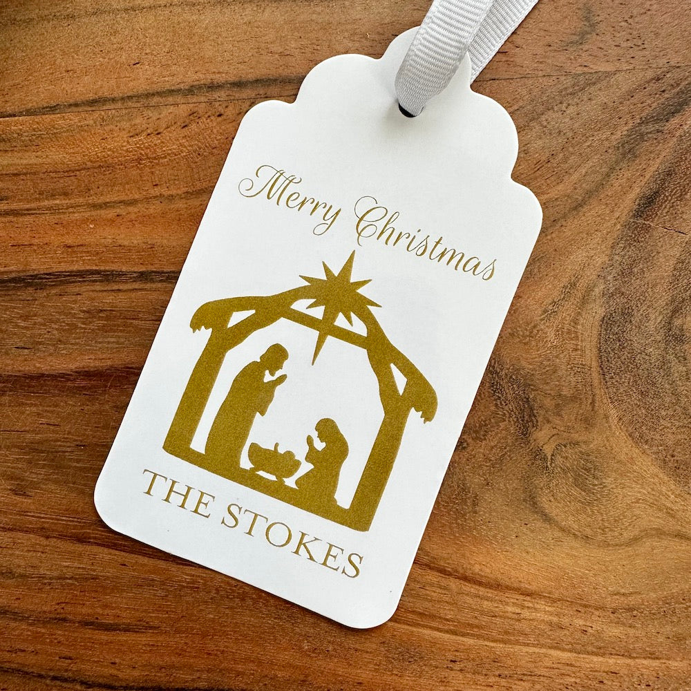 Nativity Gift Tags