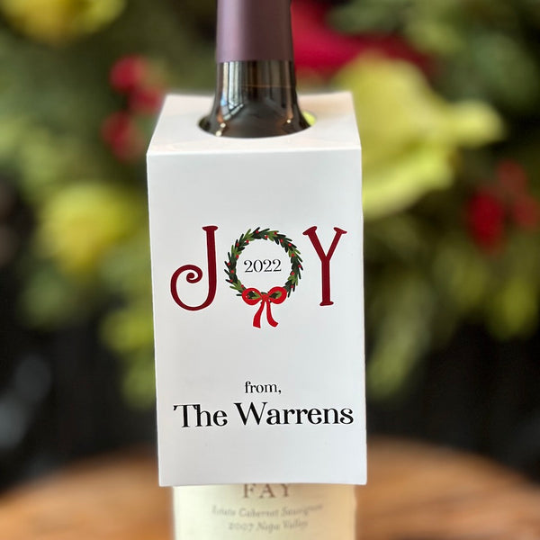 Holiday JOY Bottle Tag