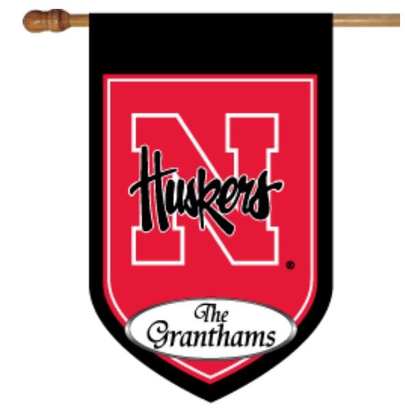 Premium Nebraska Personalized House or Garden Flags