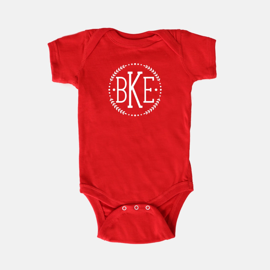 Personalized Baby Onesie Custom Baby Apparel Monogram Lane