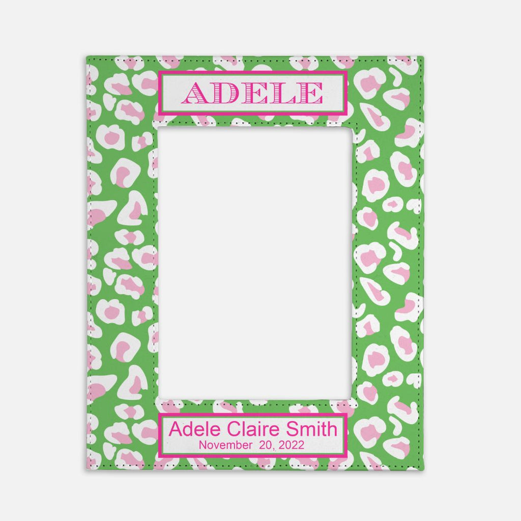 Green Leopard Picture Frame