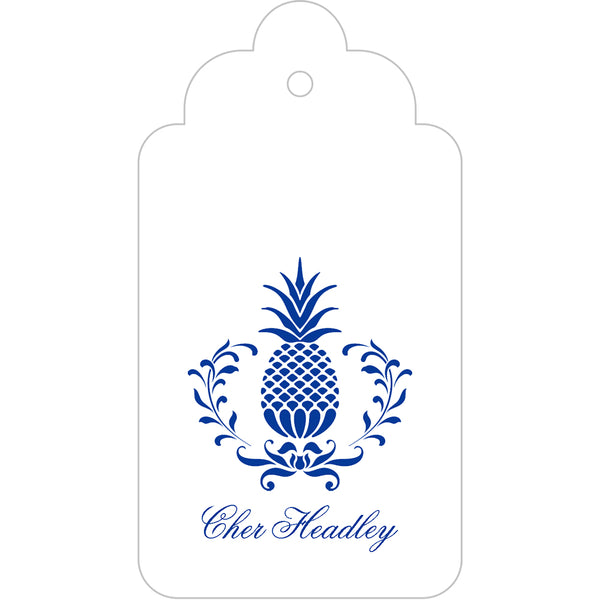 Pineapple Custom Gift Tags - Choose Colors