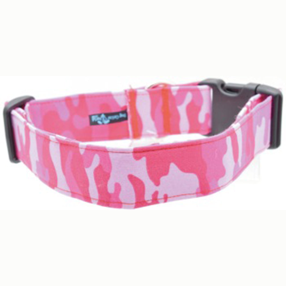 Pink Camo Personalized Pet Collar