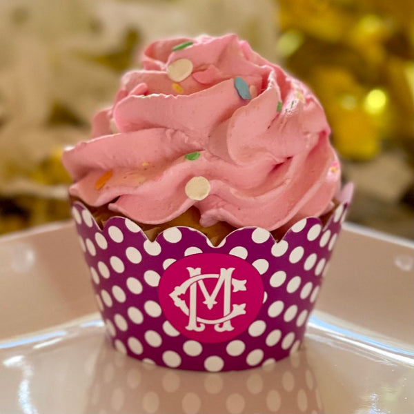 Polka Dots Cupcake Wrappers - Choose Colors