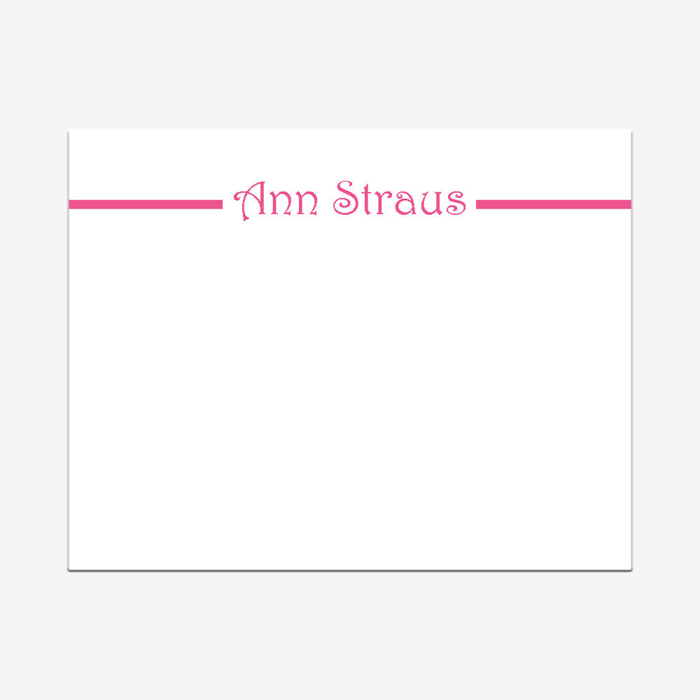 Pink Simply Stated Note Cards