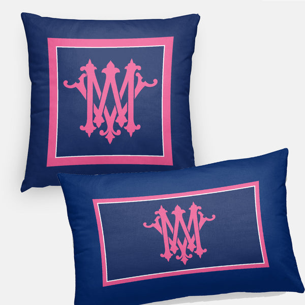 Baby Girl Monogram Lumbar Pillow – Annapolis Pillow Company