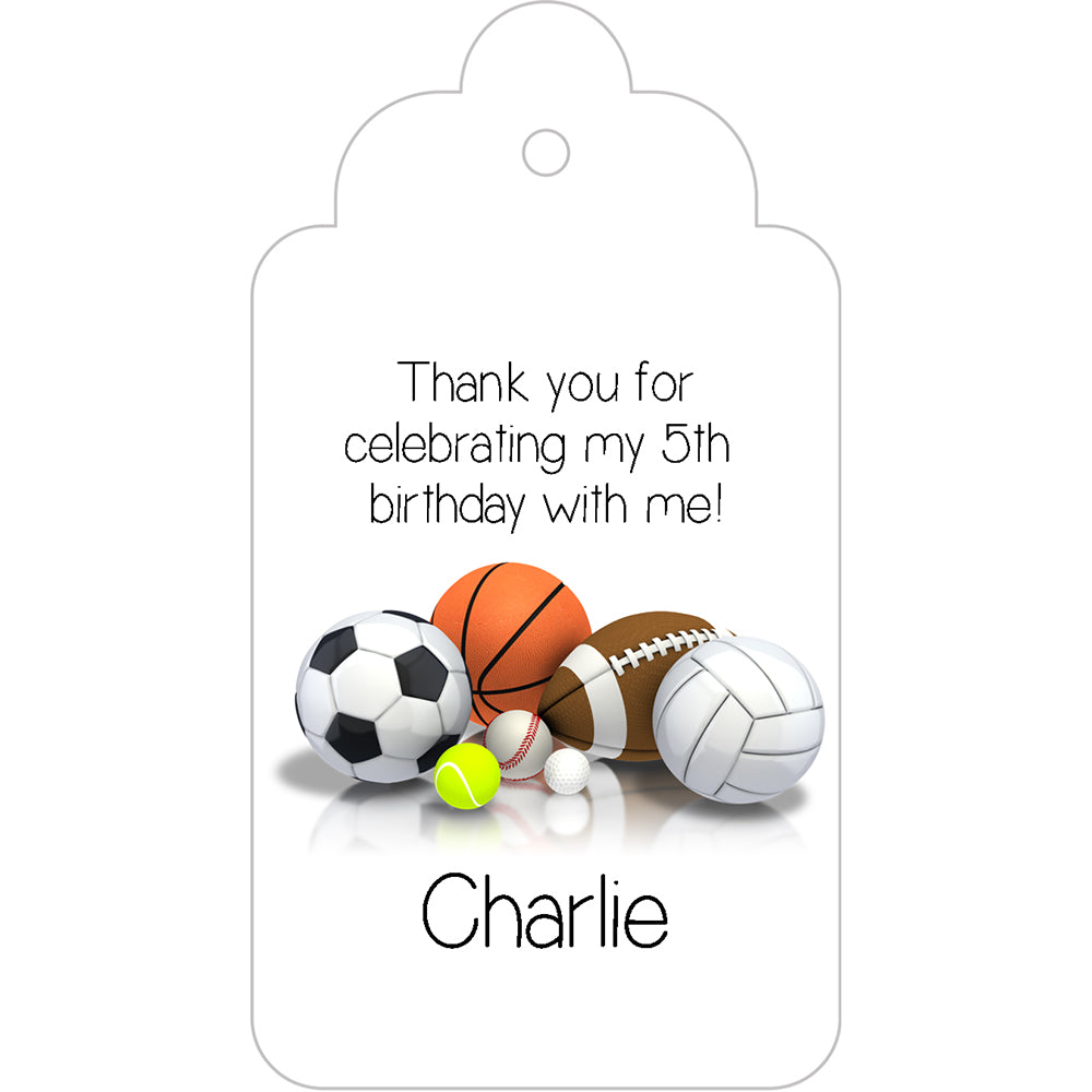 Sports Gift Tags