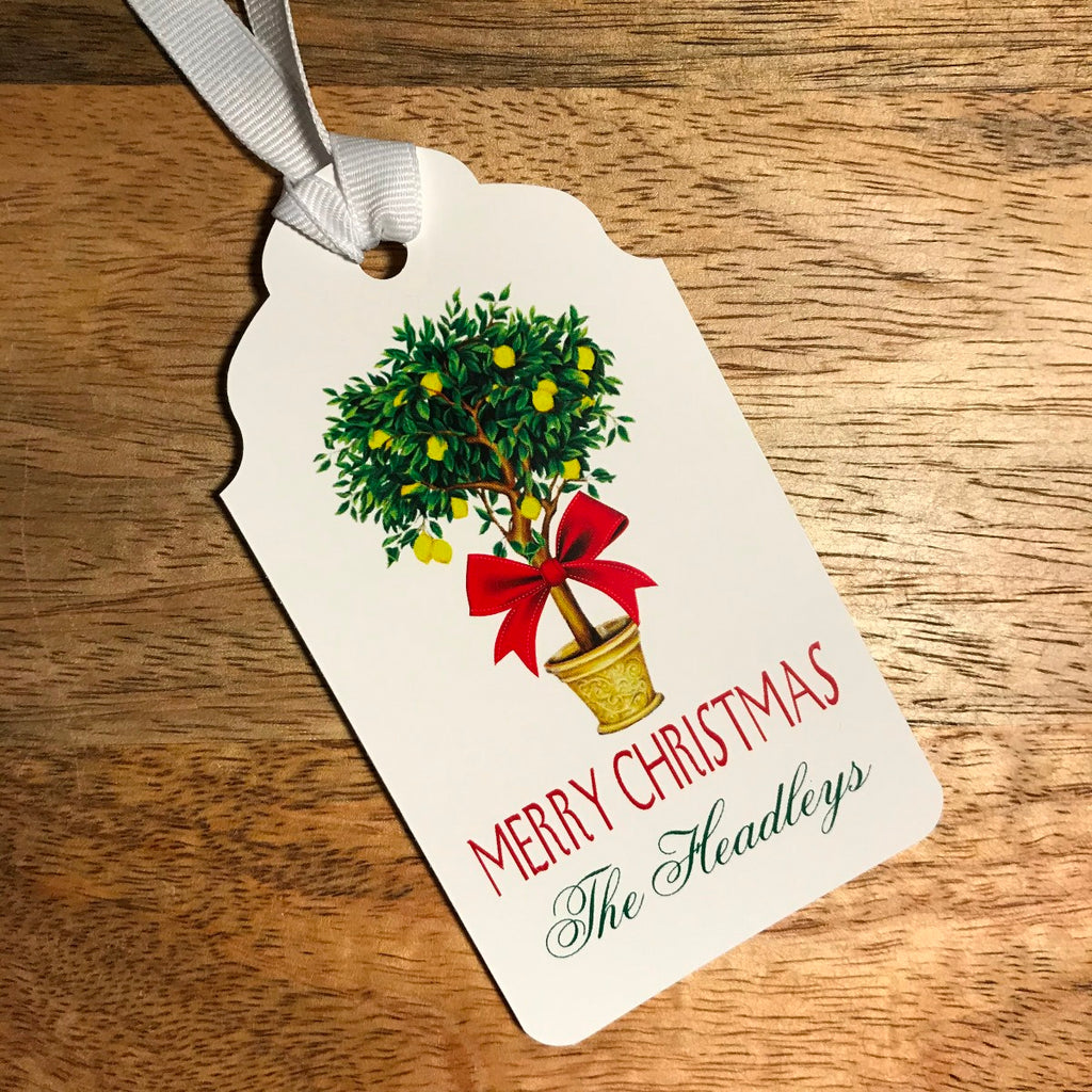 Holiday Topiary Gift Tags