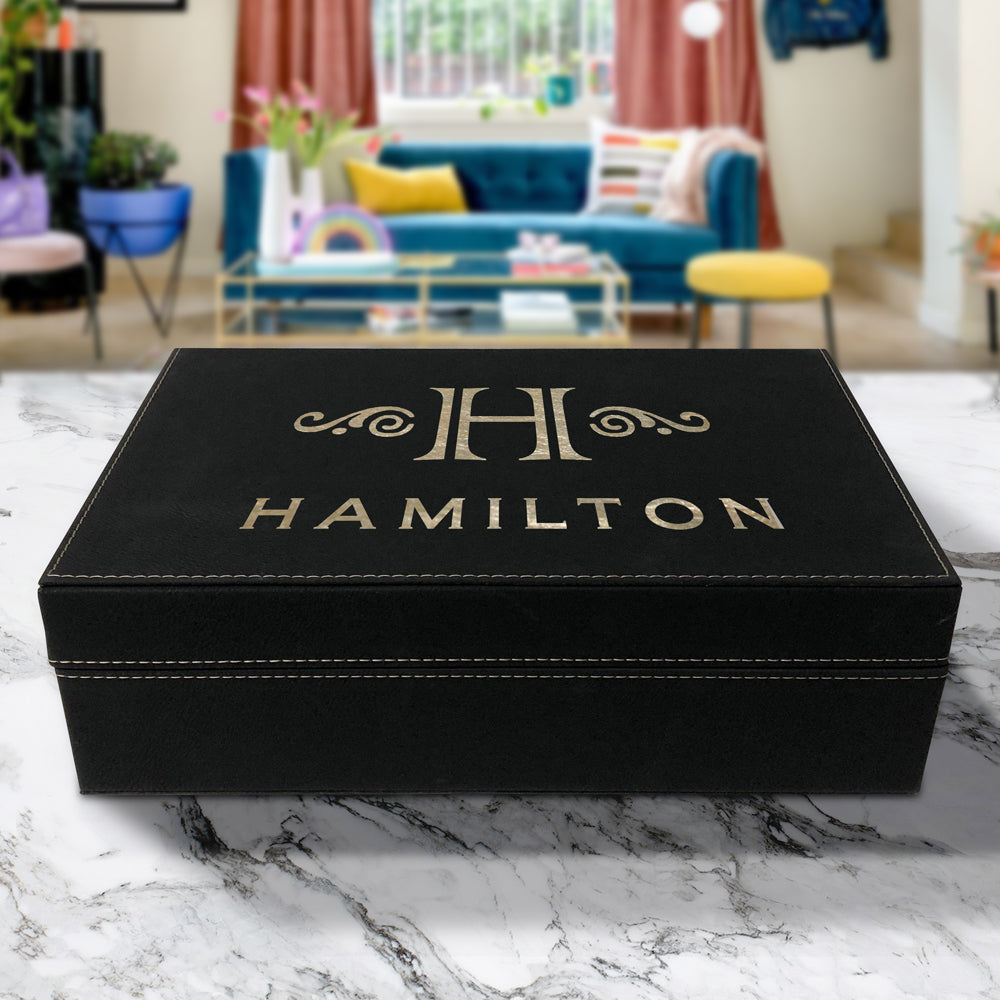 Hamilton Vegan Leather Box